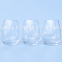 Vaso de 420 ml de libélulas, mariposas o abejas