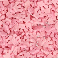 Sprinkles de coronas rosas de 45 gr - FunCakes