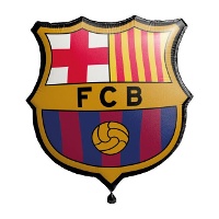 Globo de FC Barcelona escudo de 55 x 52 cm