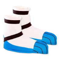 Cubrebotas de astronauta azul para adulto