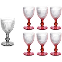 Copa de 330 ml vino diamante - 6 unidades