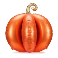 Globo de calabaza 3D naranja de 90 x 90 cm