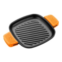 Parrilla de 24 x 24 cm rayas Efficient Iron - Bra