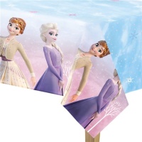 Mantel de Frozen lila de 1,20 x 1,80 m