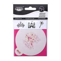 Stencils de Princesa para cupcakes de 9 cm - JEM - 3 unidades