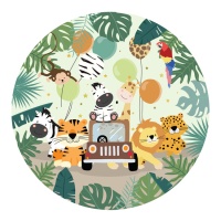 Platos de Safari Party de 23 cm - 8 unidades
