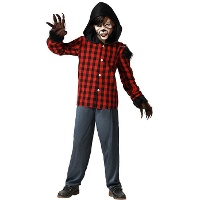 Disfraz de lobo con camisa para niño