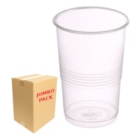Vasos de 1 L de plástico transparentes reutilizable - 500 unidades