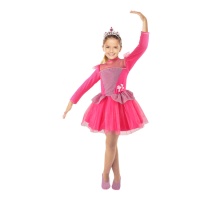 Disfraz de Barbie bailarina manga larga para niña