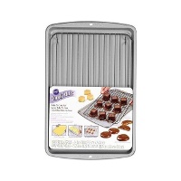 Bandeja para horno con rejilla para hornear y bañar - Wilton