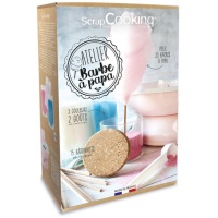 Algodón de azúcar en 3 colores y 15 palos - Scrapcooking