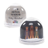 Bola de nieve portafotos de Los Reyes Magos