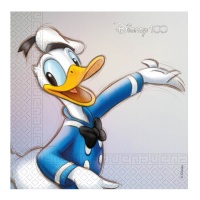 Servilletas del Pato Donald Vintage de 33 x 33 cm - 20 unidades