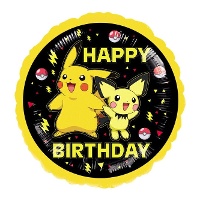 Globo de Pokemon de happy birthday de 43 cm