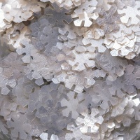 Sprinkles de copos de nieve de purpurina de 1 gr - PME