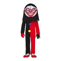 Disfraz de payaso malo infantil