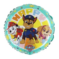 Globo de la Patrulla Canina Happy de 46 cm - Grabo