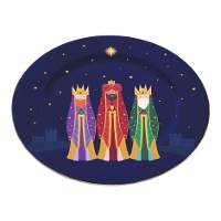 Plato de Reyes Magos de 33 cm - 1 unidad