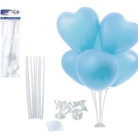 Centro de mesa para globos transparente - 8 piezas