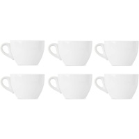 Taza de 180 ml de café de porcelana baja - 12 servicios