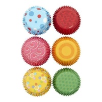 Cápsulas para cupcakes de colores y dibujos surtidos de 5 cm - Wilton - 300 unidades