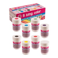 Set de colorantes en pasta de 30 g - Dekora - 8 unidades
