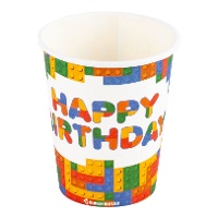 Vaso de Lego Happy Birthday - 8 unidades