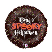 Globo redondo de Spooky Halloween de 46 cm - Grabo