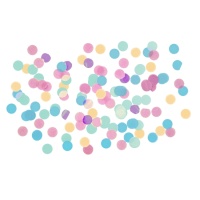 Confetti de colores combinados pastel de 15 gr