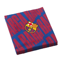 Servilletas de FC Barcelona - 12 unidades