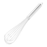 Batidor de varillas de mango de acero inoxidable de 35 cm - Dekora