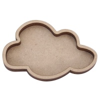 Shaker de madera de nube de 13,5 x 9,5 cm - Artis decor