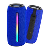 Altavoz estéreo bluetooth de 5Wx2 con radio FM Y luz LED