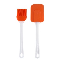 Set espátula y brocha de silicona - Renberg - 2 unidades