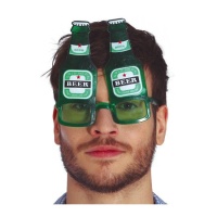 Gafas con botellines de cerveza