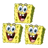 Caretas de Bob Esponja - 6 unidades