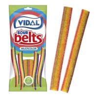 Lenguas multicolor con pica pica - Vidal Sour Belts - 90 gr