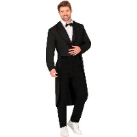 Chaqueta de frac negra para adulto
