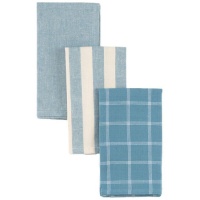 Paño de cocina azul - DCasa - 3 unidades