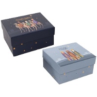 Caja de Reyes Magos de 12 x 10 x 6 cm surtida - 1 unidad