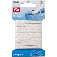 Cinta elástica de 0,6 cm blanco plano - Prym - 3 m