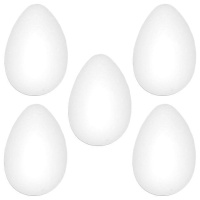 Figura de corcho con forma de huevo de 7 x 10 cm - 5 unidades