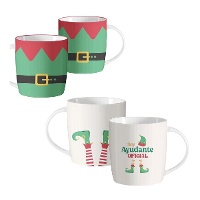 Taza de 350 ml Elfo navideño - 1 unidad