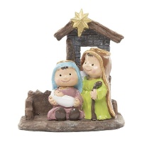Figura de Nacimiento de Belén de resina de 9,3 cm