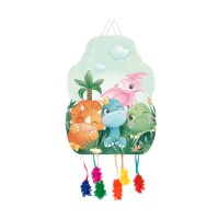 Piñata de dinosaurios felices de 33 x 46 cm