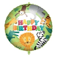 Globo de Aventura Safari de Happy Birthday de 46 cm - Procos