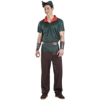 Disfraz de arquero del bosque Robin para hombre