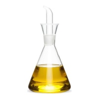 Aceitera de 250 ml transparente antigoteo