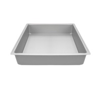 Molde cuadrado de aluminio de 30 x 30 x 7,5 cm - Decora