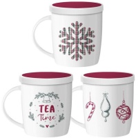 Taza de 350 ml Classic Christmas con filtro para té - 1 unidad